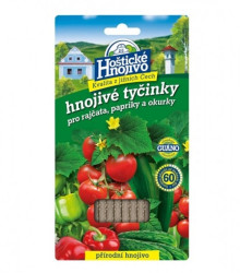 Hoštické tyčinkové hnojivo pro rajčata, papriky a okurky - hnojivo - 20 ks