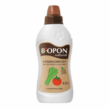 Vermikompost na zeleninu a bylinky - BoPon - hnojivo - 500 ml