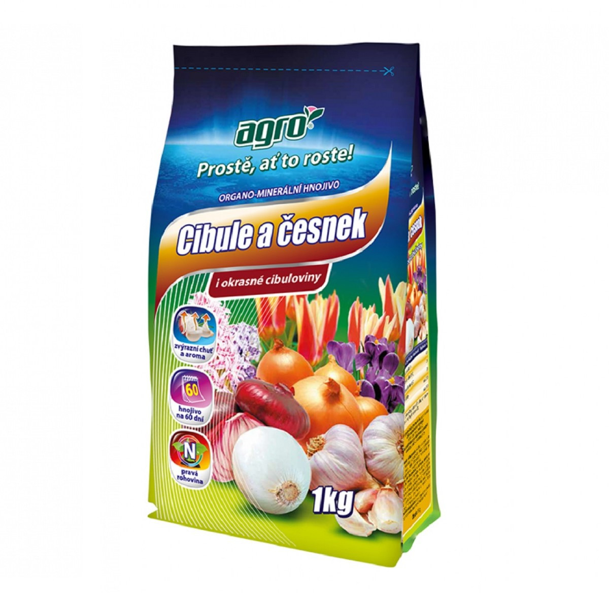Hnojivo pro cibule a česnek - Agro - hnojivo - 1 kg