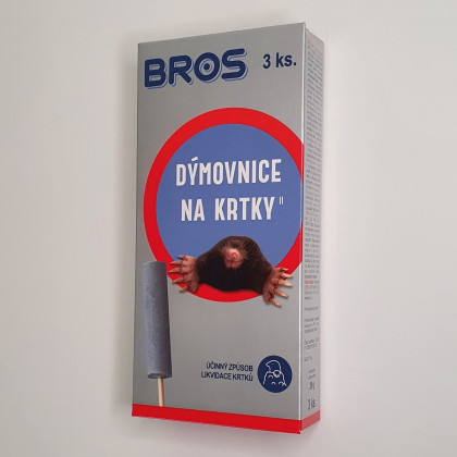 Bros dýmovnice na krtky - ochrana rostlin - 3 ks